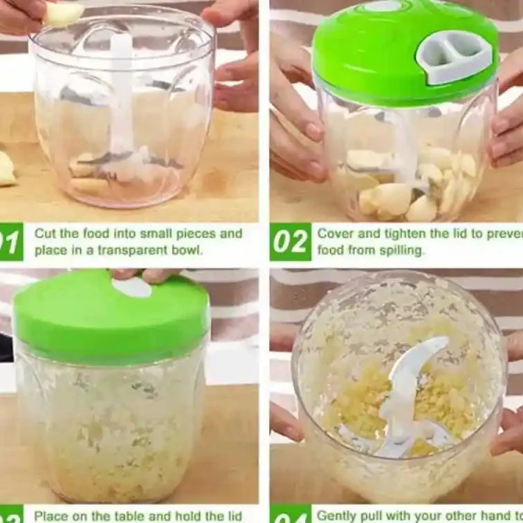 5 Blade Manual Speedy Vegetable Chopper (Highest Quality)